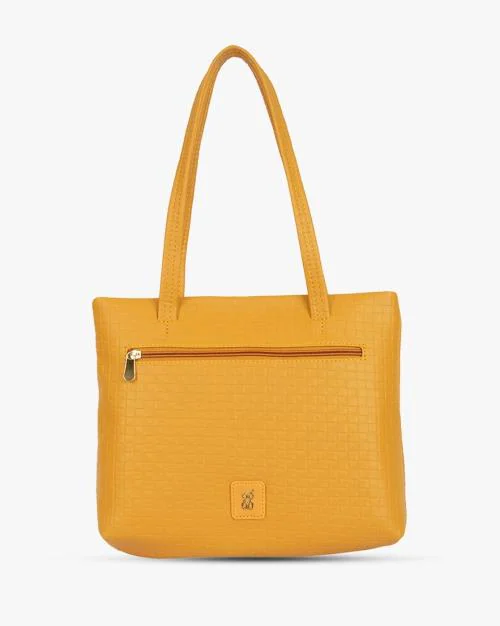 Women Checked Tote Bag