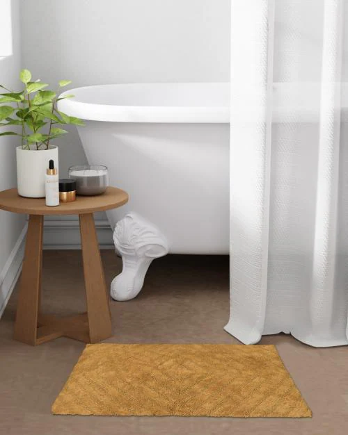 Geometric Pattern Anti-Skid Bath Mat