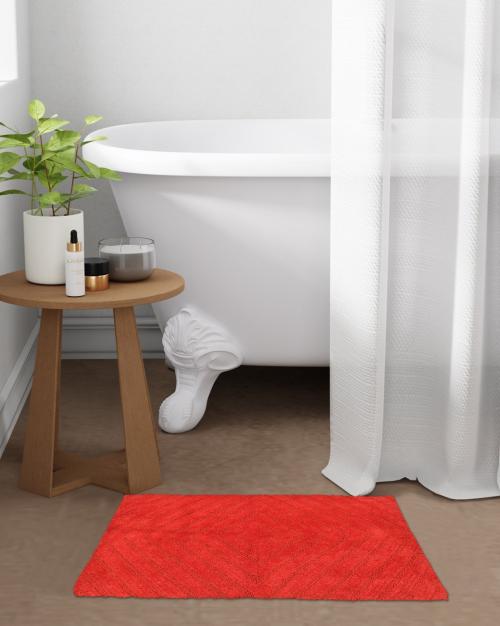 Geometric Pattern Anti-Skid Bath Mat