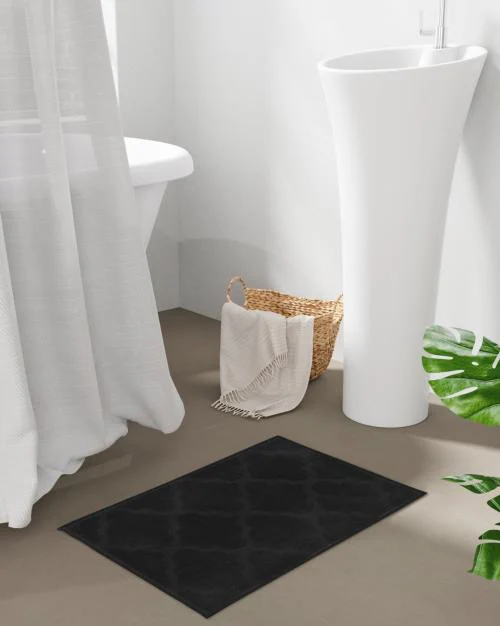 Geometric Pattern Anti-Skid Bath Mat