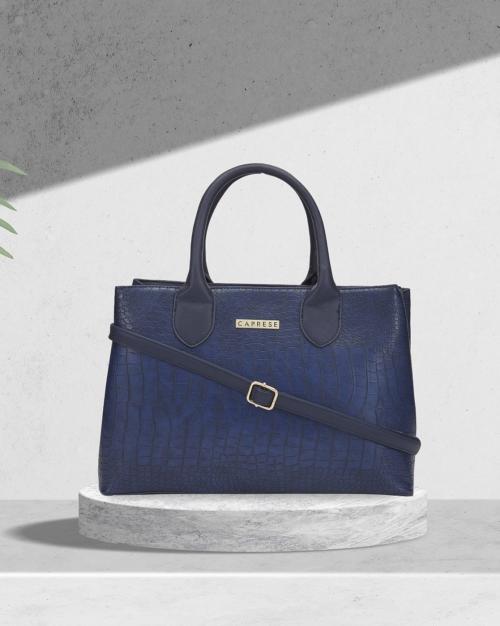 Women Croc-Embossed Tote Bag