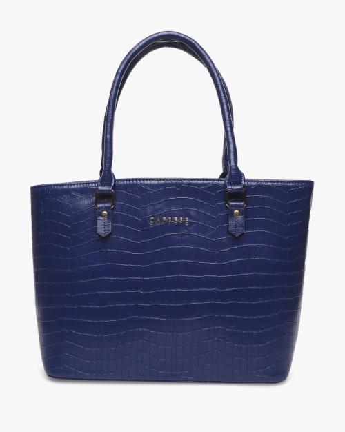 Women Croc-Embossed Tote Bag