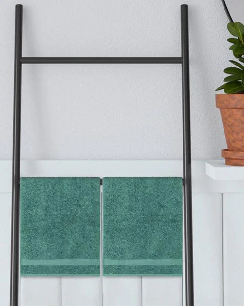 Buy Set of 2 620 GSM Cotton Hand Towels Online at Best Prices in India