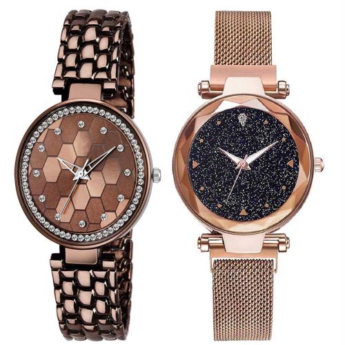 Crispy Analog Multicolor Dial Multicolor Strap Watch For Women