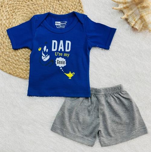 Piku Store Half Sleeves T-shirt & Short Set For Baby Boy and Baby Girl