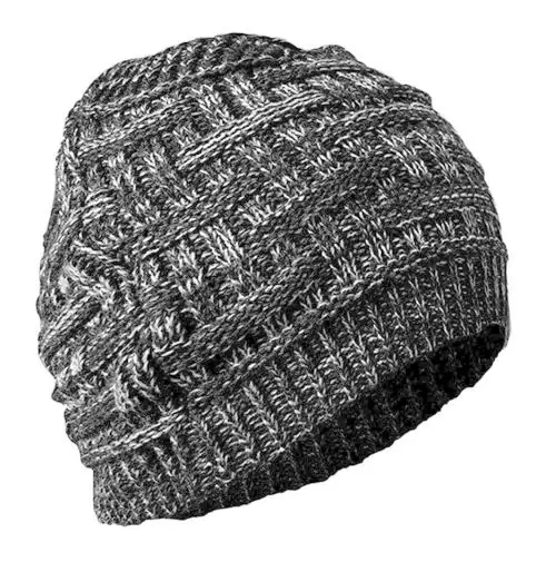 Gajraj Black Beanie Caps, Woolen Caps, Knitted Slouchy Caps, Skull Cap for Men Women