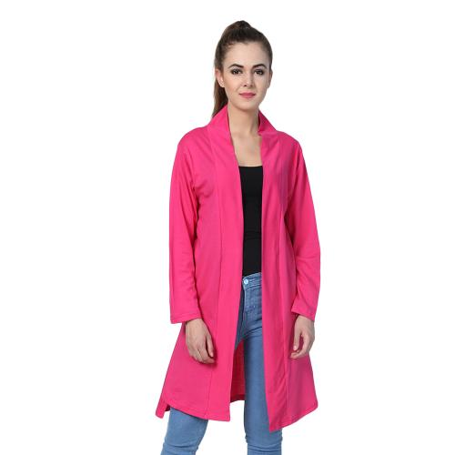 Affair Fuchsia Pink Colour Cotton shrug