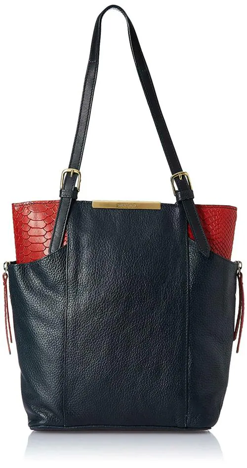 Hidesign Women Blue Genuine Leather Shoulder Bag