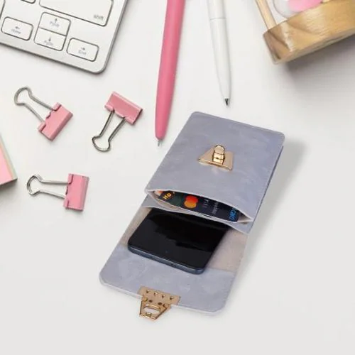 Ritupal COLLECTION Grey Leatherette Sling Bag