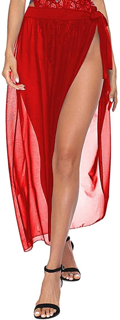Boux Avenue Net Mesh See Through Fabric babydoll Skirt sexy Honeymoon Dress ( Free Size)