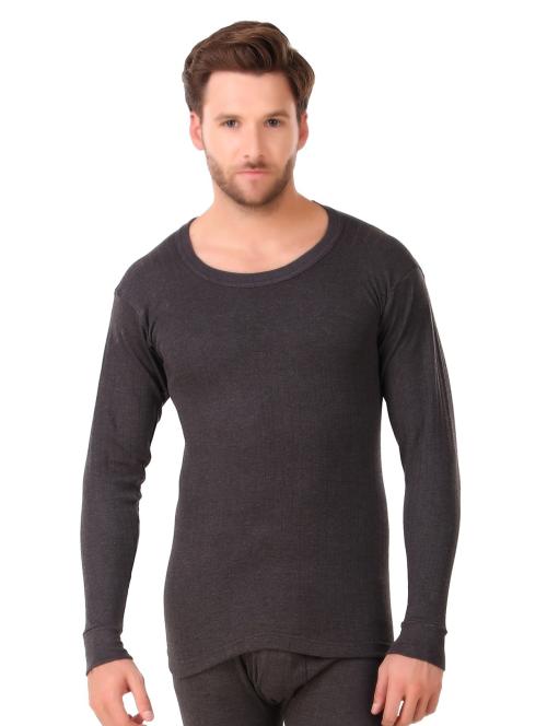 Inner Element Men's Thermal Vest / Parker Round neck Top , Premium Winter Innerwear with Stay Warm & Stay Fresh Technology