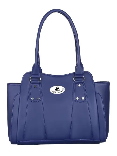 High Gravity Women Blue Hand-held Bag