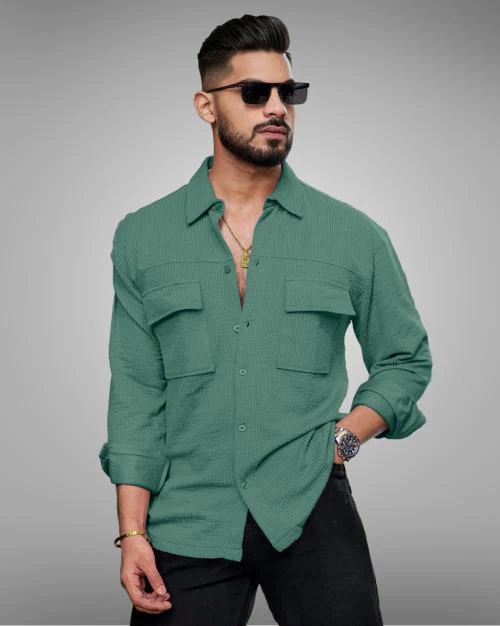 EYEBOGLER MENS RELAX FIT CASUAL SHIRT