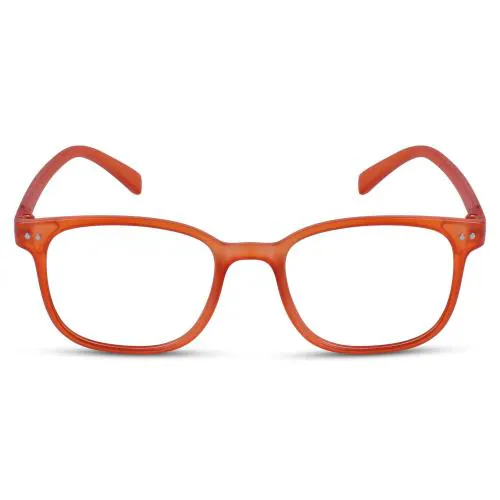 Freddy Matte Orange Full Rim Wayfarer Frame Suitable For Men and Women