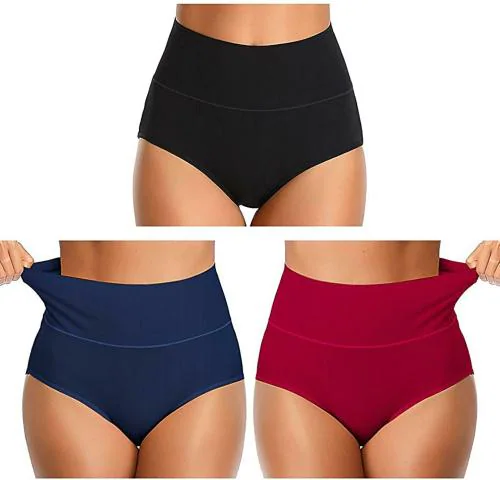 Buy SHAPERX Women Multicolor Solid Pack of 3 Panties (XXL) Online at Best  Prices in India - JioMart.