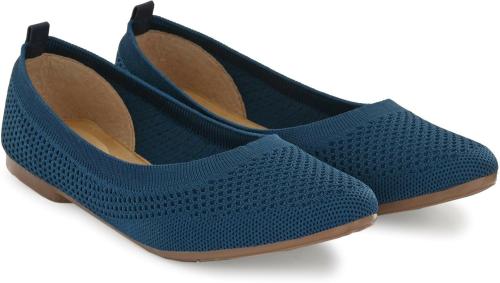 Taurene Women Ultra Light Weight Knitted Fabric Bellies (Navy)