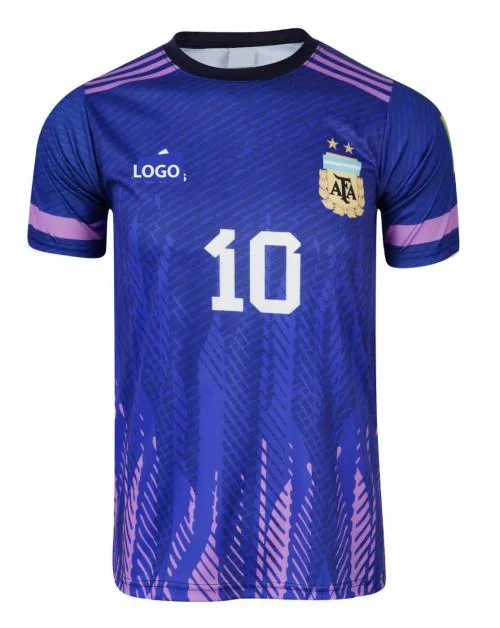 WONDERSHOT+ Logo Messi Jersey /T-shirt for Mens & Kids, Dark Blue