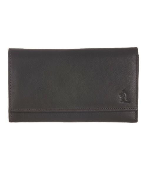 Kara Women's Genuine Leather Ladies Purse Trifold Clutch Wallet for Women