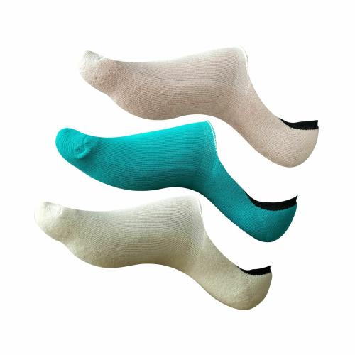 AIR GARB No Show Loafer Socks - Ultra-Soft Cotton Foot Cover Socks for Men & Women - Breathable Loafer/Invisible Design for All-Day Wear(pack of 3)