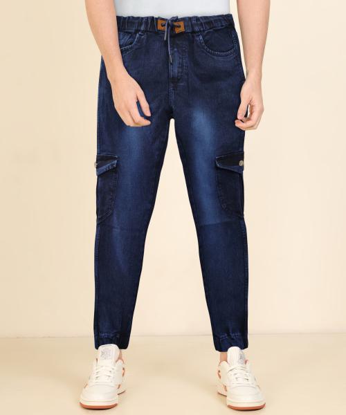 BelliBeeIndia Dnim Side Pocket Dark Blue Jogger Men Jeans