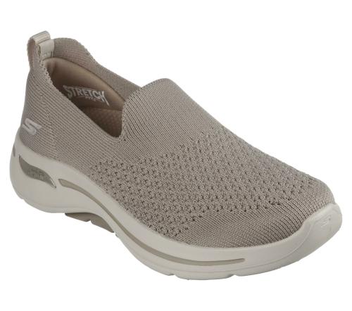 Skechers GO WALK ARCH FIT - DELORA Brown Sports Shoes for Womens
