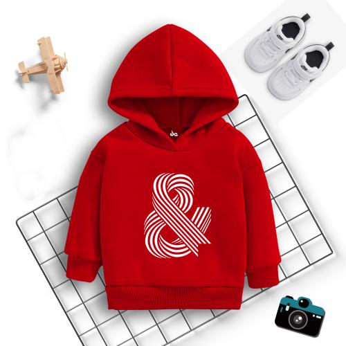 DE TEES BOYS PRINTED HOODIES 220 GSM, COTTON FLEECE