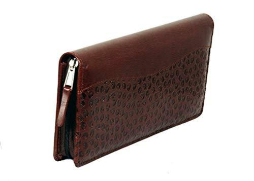 Sukeshcraft Brown Polypropylene Cheque Book Holder for 100 Cheque Leaf, Passbook, 2 Card Pockets