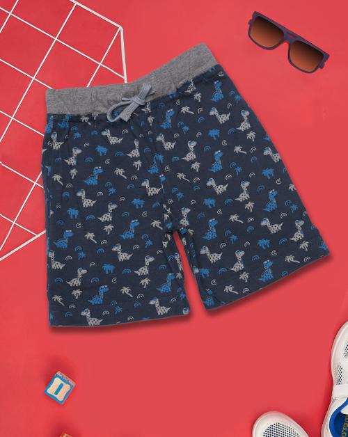 Buy Dollar Champion Kids Cotton Regular Fit Assorted Bermuda For Boys