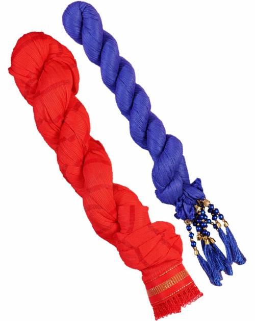 Raj Jyoti Creation Women Multicolor Self Design Pack Of 2 Dupatta