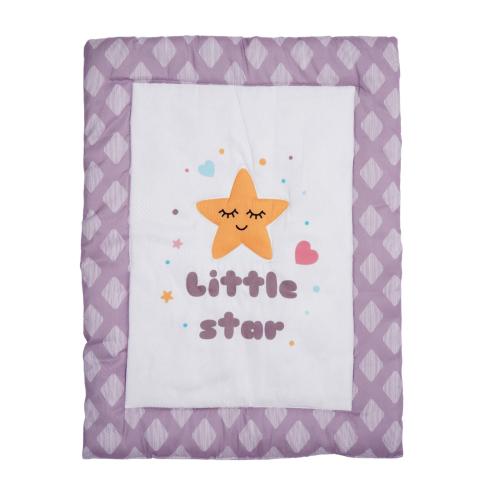 MONI MINI THE BRAND Newborn Baby Little Star matress Set Square Reversible New Born Baby Bedding Set Baby Mattress Soft Cotton, Godari, Crib Sheet, Cartoon Mat, and Multicolored New Born Baby Godari, Cradle Bed, Baby Bed Mattress, Godadi Age(0-1.5yr)1 pcs