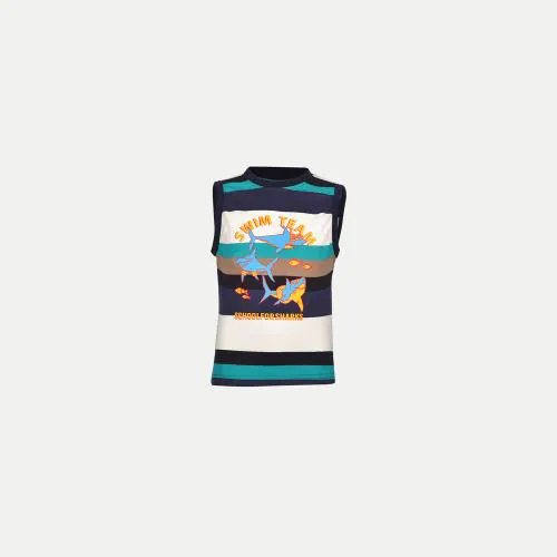 Buy Rad Prix Boys Multi Stripe Striper Tanktop Online at Best Prices in ...
