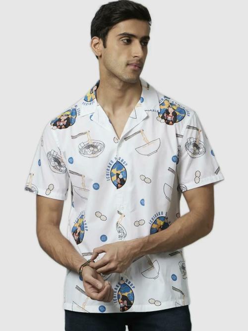 Celio Naruto All Over Print Half Sleeve Shirt