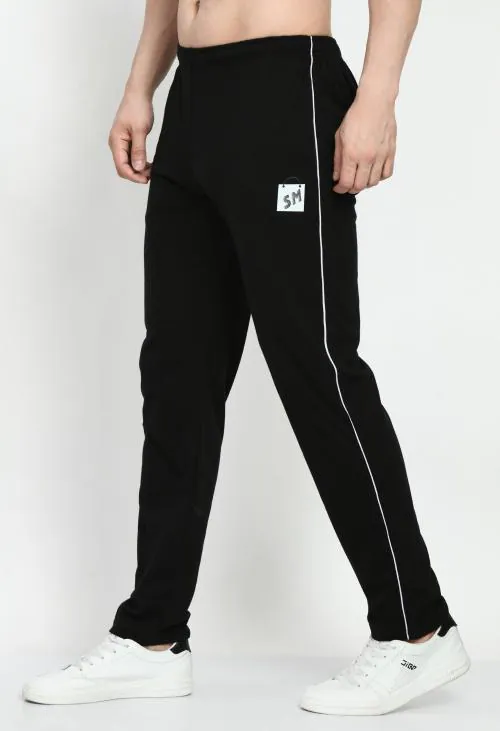 SMSHOPMORE Track Pant for Men Regular Fit Track Pants with Unique Design for Maximum Style & Comfort Everyday Use Lowers for Men (Size: XX-Large)