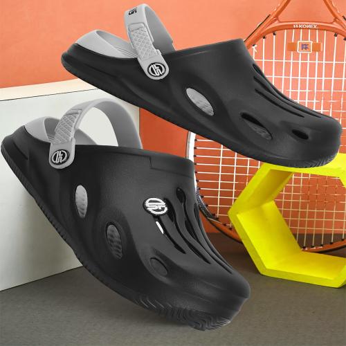 CLYMB China-2 Black Lightweight,Comfort,Summer,Trendy,Walking,Outdoor,Stylish,Home,Daily Use Eva Clogs Men