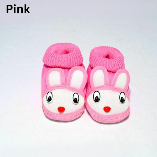 A K Enterprises Boys & Girls Baby Shoes | Breathable Mesh Slip-on Sneakers | Shoe for Baby | Pink | Age-6-9 Month