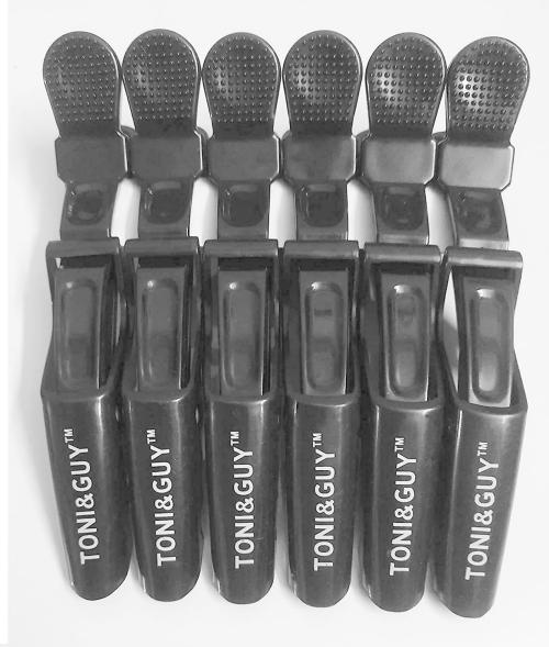 Buy YogillionBlack Hair Clips Plastic (Pack of 6) Online at Best Prices