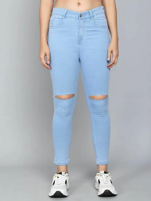 Knee-Cut slimfit jeans