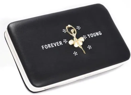Acort Party Black Clutch - Regular Size