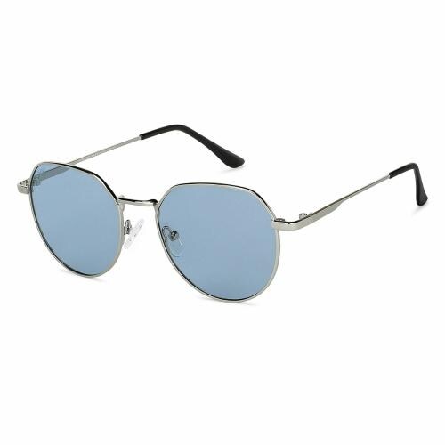 Vincent Chase Unisex Silver Full Rim Geometric Sunglasses - VC S13122
