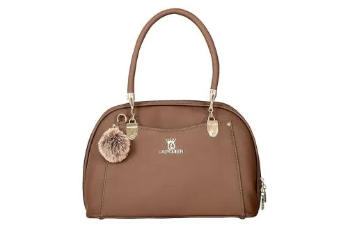 LADY QUEEN Brown PU Leather Women Handbag (LQ-00010P)