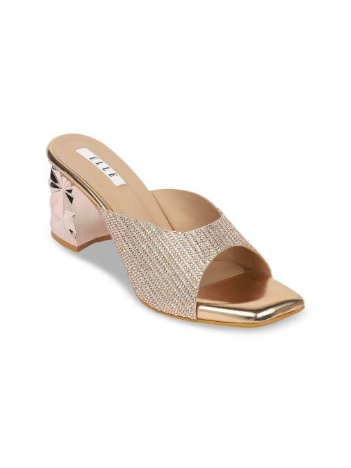 Elle Pink Block Heels