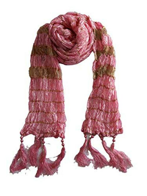 Paridhanlok Men Pink Silk Stole