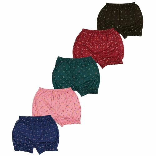 Khwahish Cotton Bloomer & Drawer Panties for Girl's and Boy's (Multicolor Combo Pack of 5, 4-5 Years)