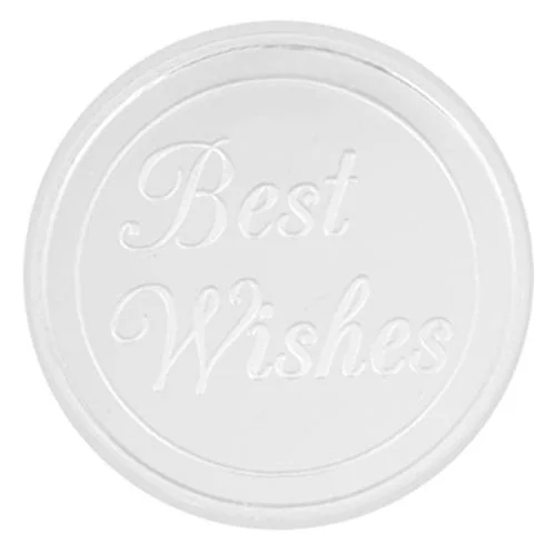 Giva Pure Silver 20 Grams Coin With Best Wishes Embossing