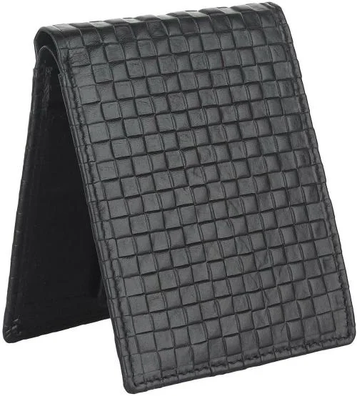 Leather Complex Men Black Rfid Wallet