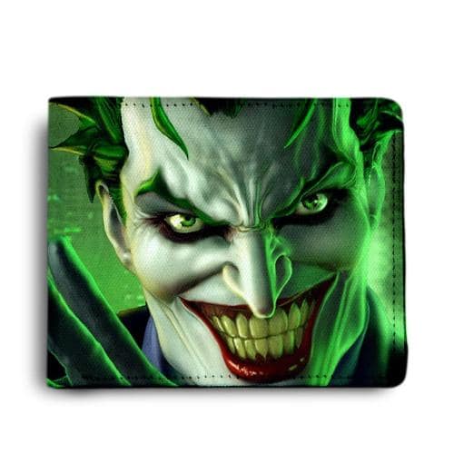 Shopmantra Canvas Dirty Smiling Joker Printed Wallet (BT00000772)