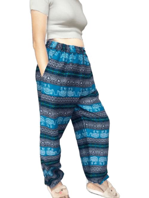 MILLION STORE Women Funky Printed Dance Harem Balloon Pants