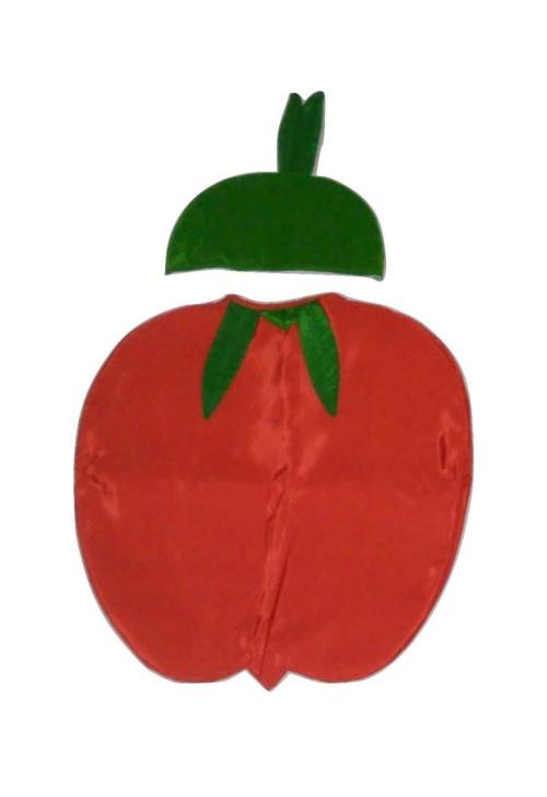 Indyragie Apple Fruit Fancy Dress Costume for Kids (Red & Green)