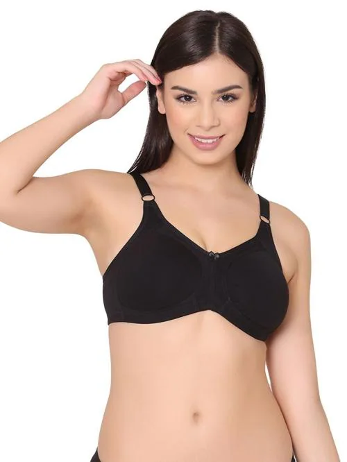 Groversons Paris Beauty Full Support M-Frame Full Coverage Non Padded Cotton Bra