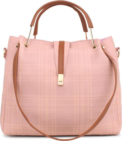 DANIEL CLARK Women Pink Pu Handbag